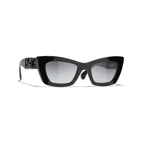 chanel sunglasses diamante|Sunglasses: Cat Eye Sunglasses, acetate, tweed.